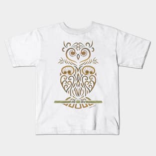 Tribal Owl Kids T-Shirt